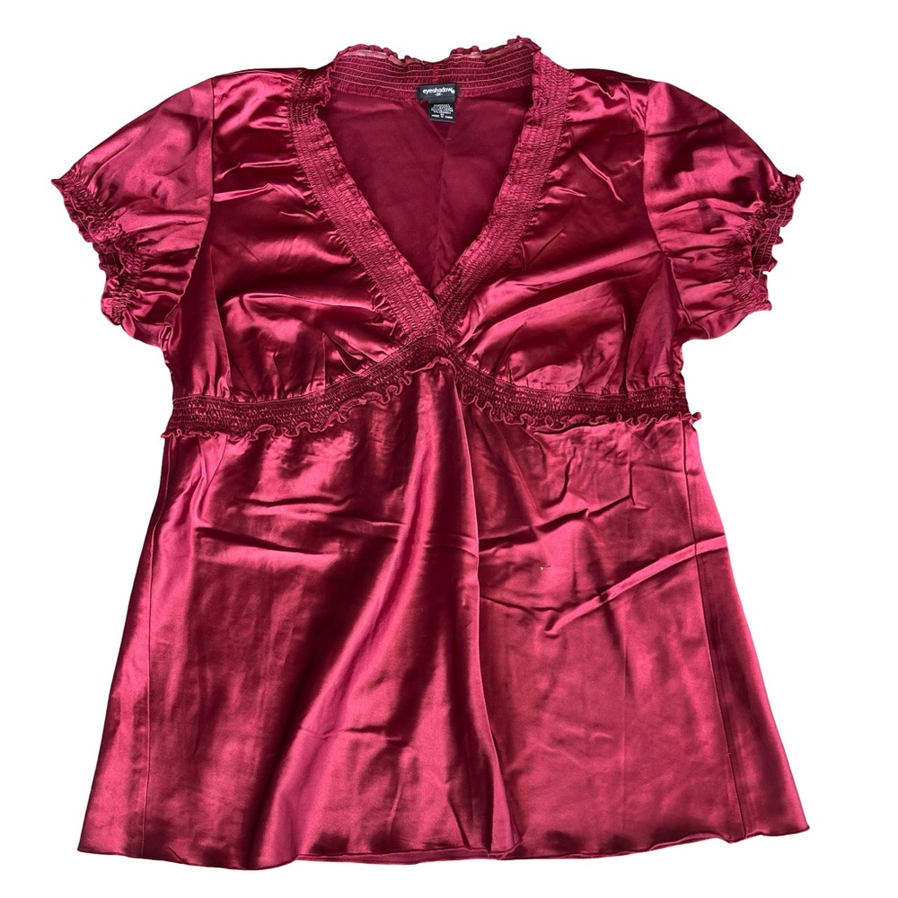 Y2K Eyeshadow babydoll blouse 2X